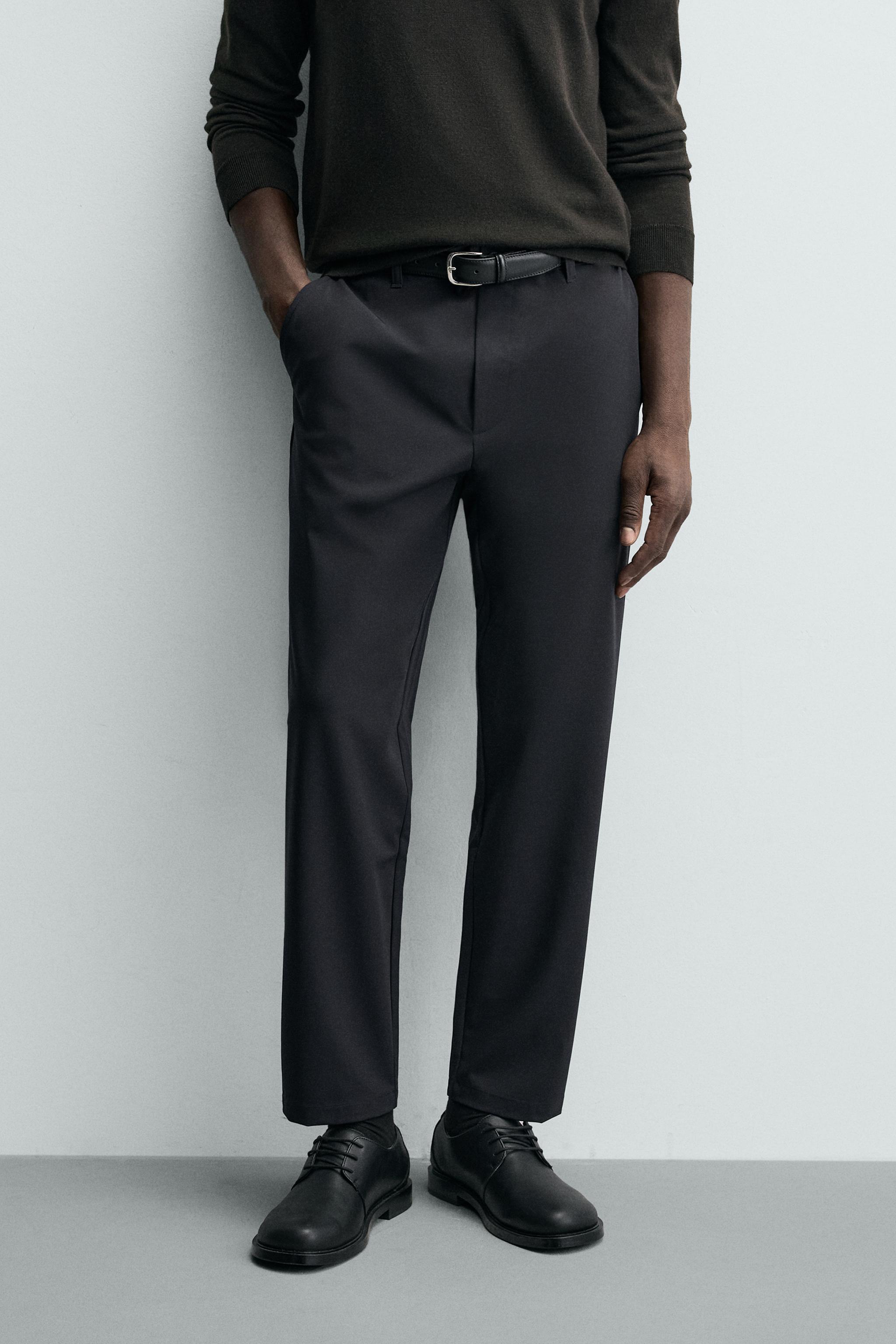 REGULAR FIT STRETCH PANTS